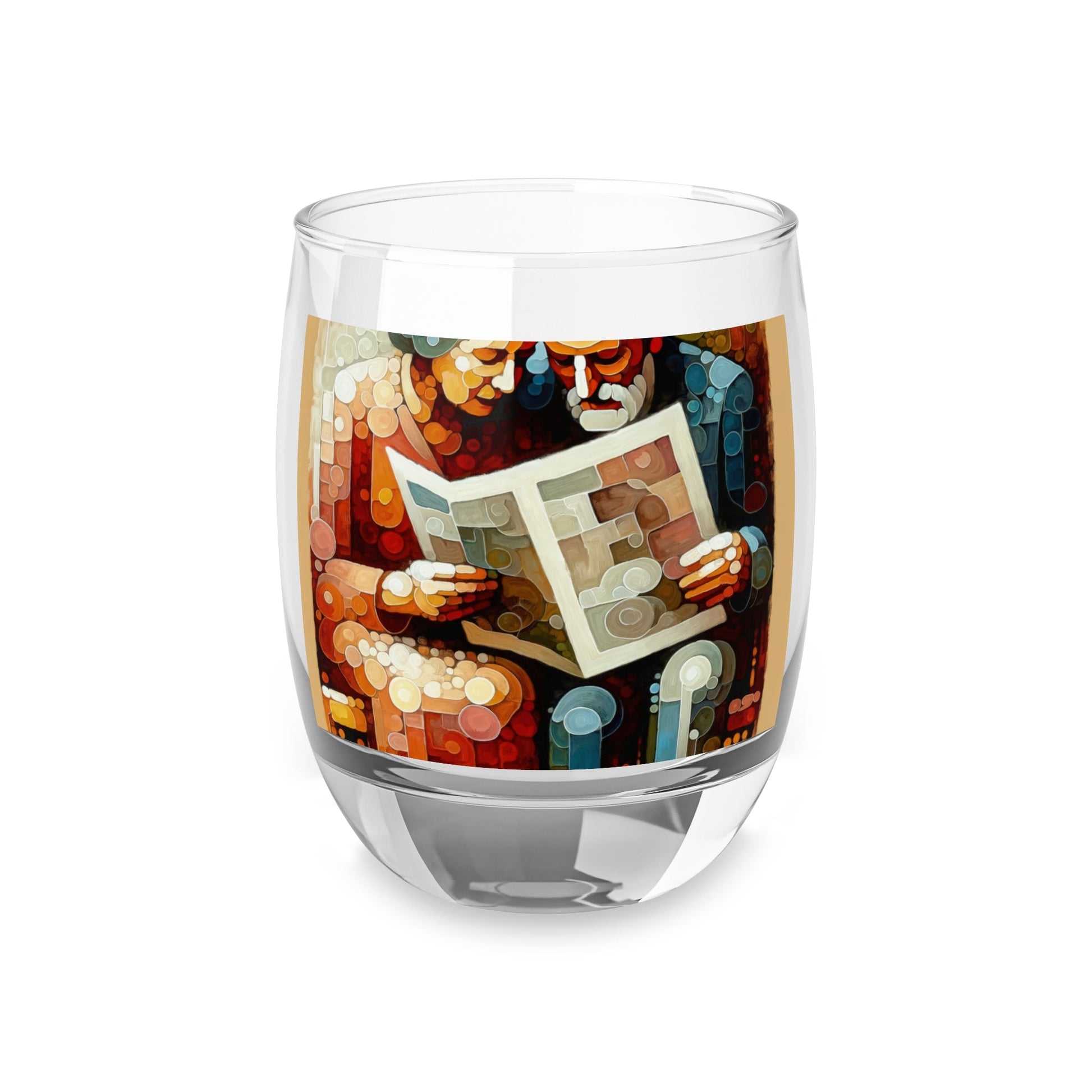 Elderly Unity Tachism Whiskey Glass - ATUH.ART