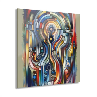 Embracing Faceted Unity Acrylic Prints (French Cleat Hanging) - ATUH.ART