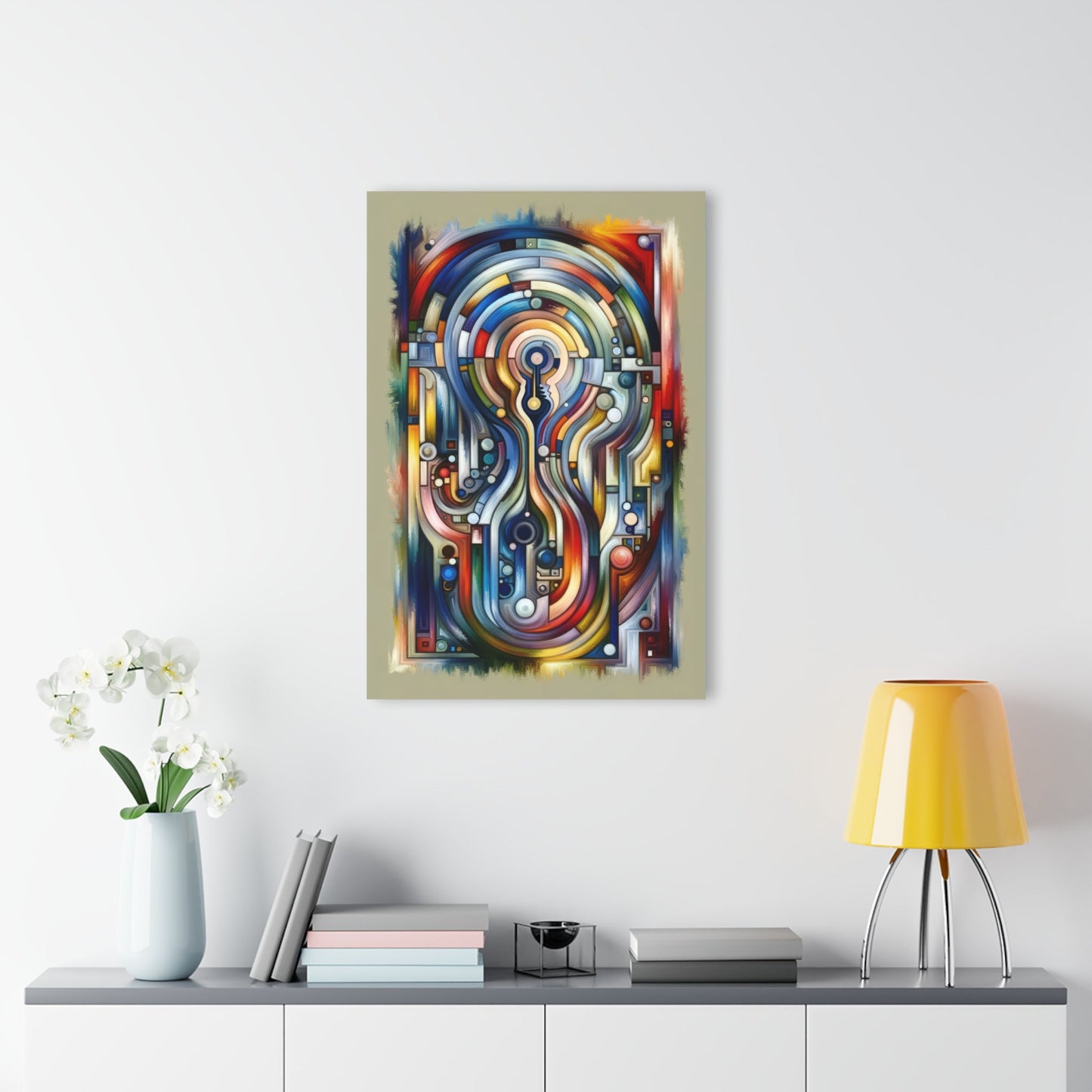 Embracing Faceted Unity Acrylic Prints (French Cleat Hanging) - ATUH.ART