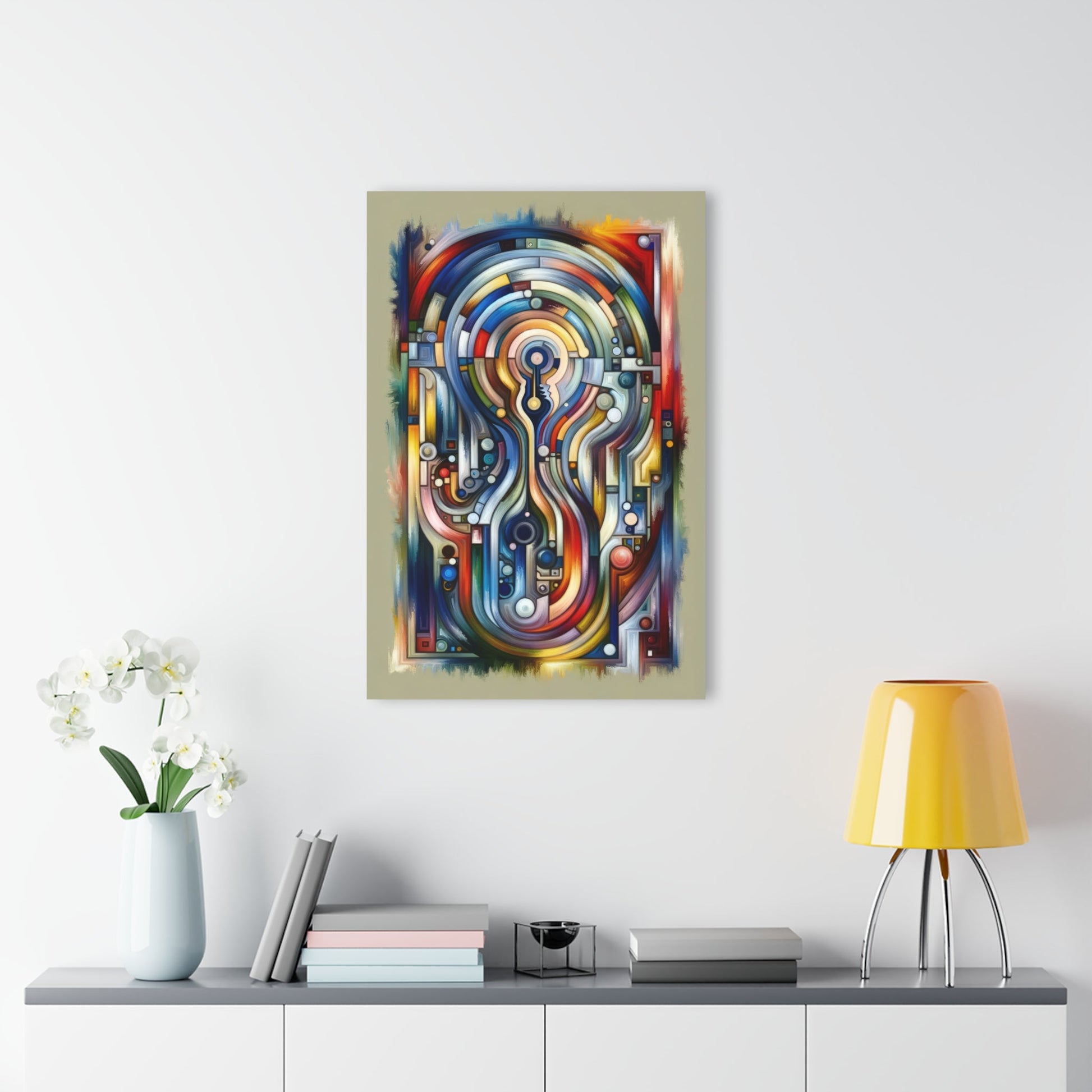 Embracing Faceted Unity Acrylic Prints (French Cleat Hanging) - ATUH.ART