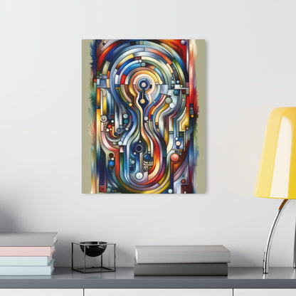 Embracing Faceted Unity Acrylic Prints (French Cleat Hanging) - ATUH.ART