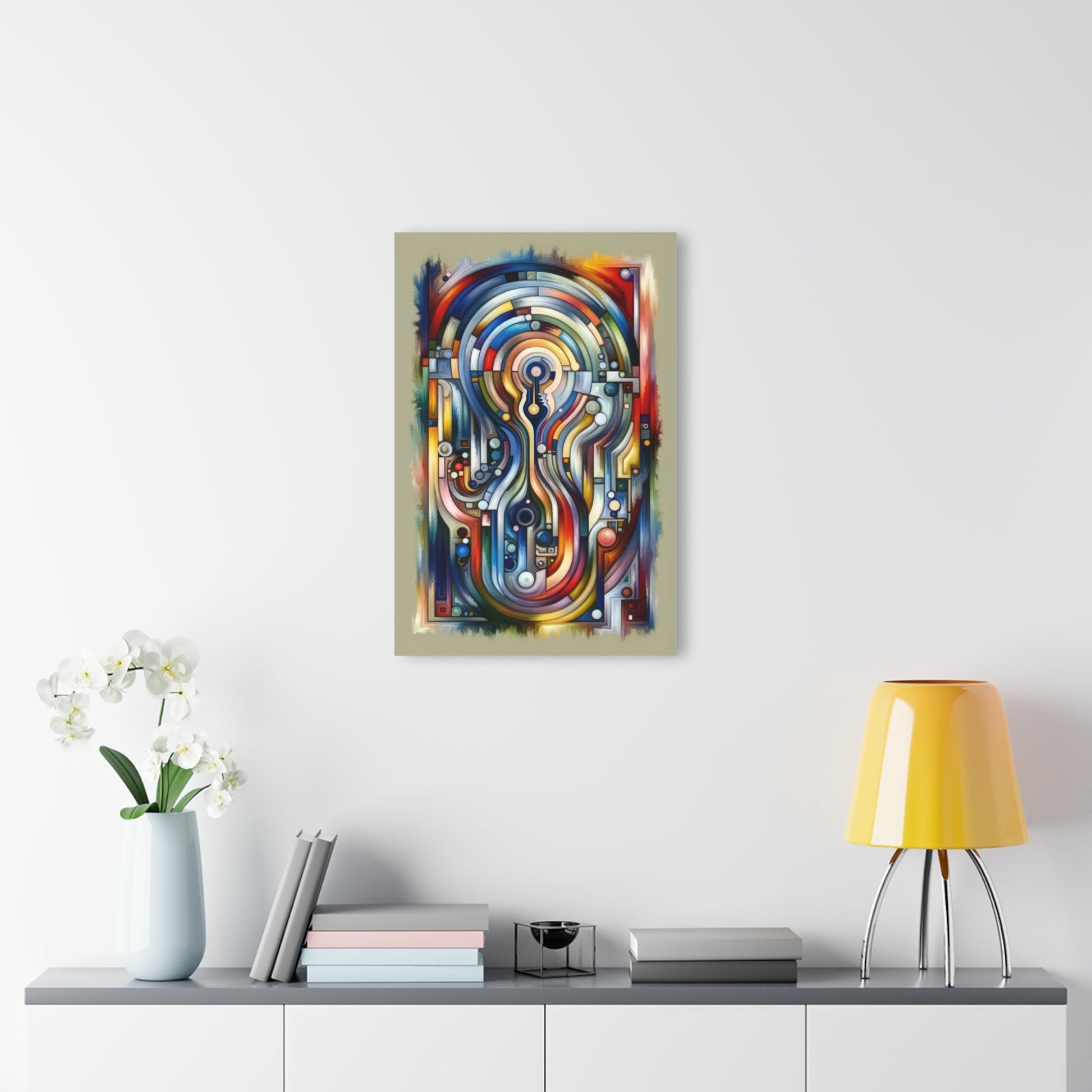 Embracing Faceted Unity Acrylic Prints (French Cleat Hanging) - ATUH.ART
