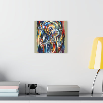 Embracing Faceted Unity Acrylic Prints (French Cleat Hanging) - ATUH.ART