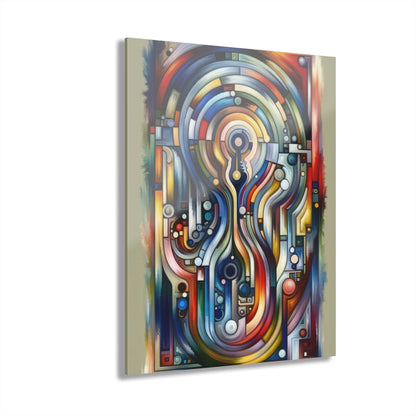 Embracing Faceted Unity Acrylic Prints (French Cleat Hanging) - ATUH.ART