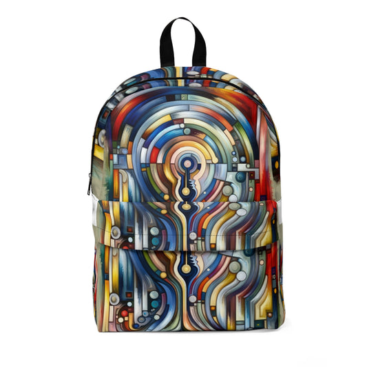 Embracing Faceted Unity Unisex Classic Backpack - ATUH.ART