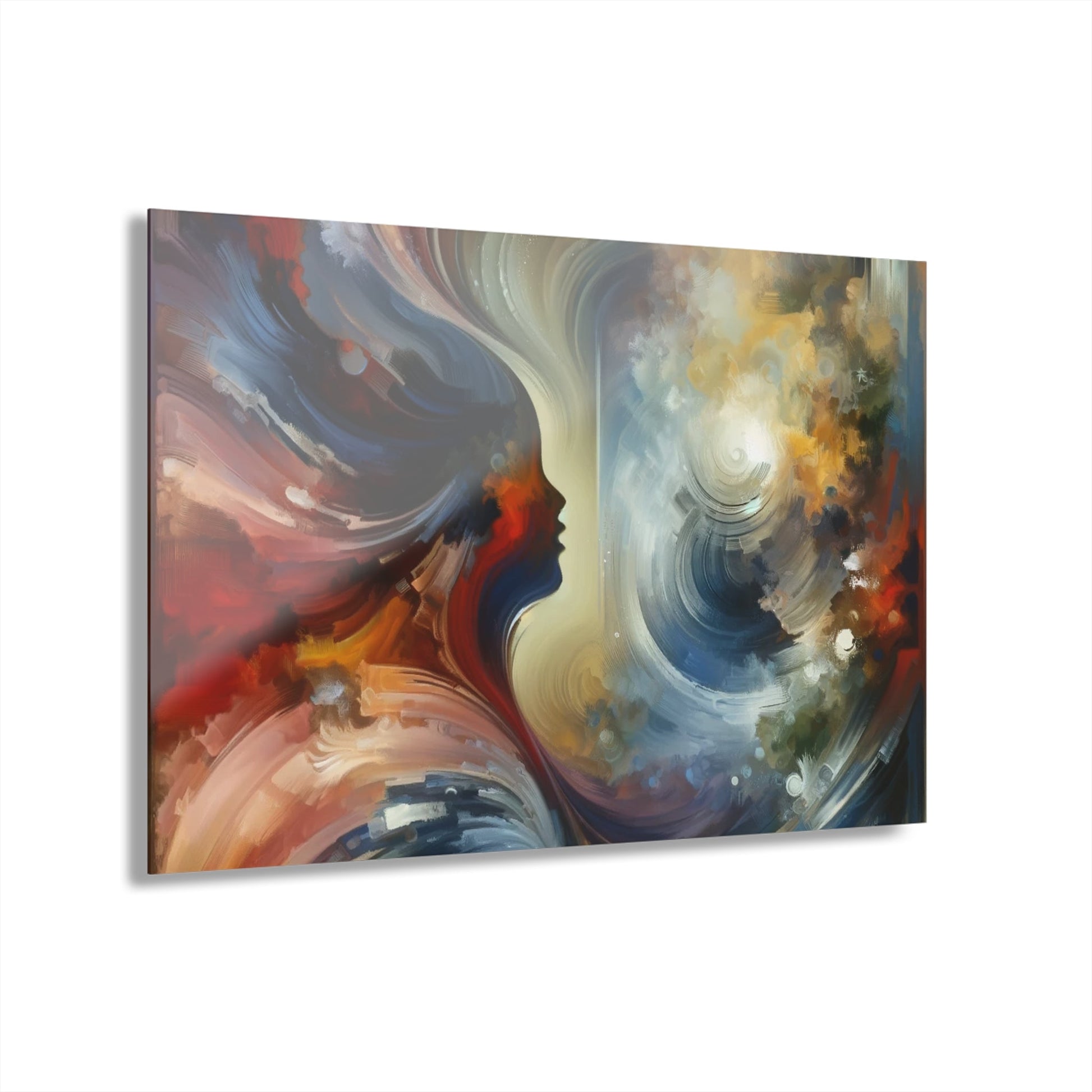 Embracing Sovereign Reflectivity Acrylic Prints (French Cleat Hanging) - ATUH.ART