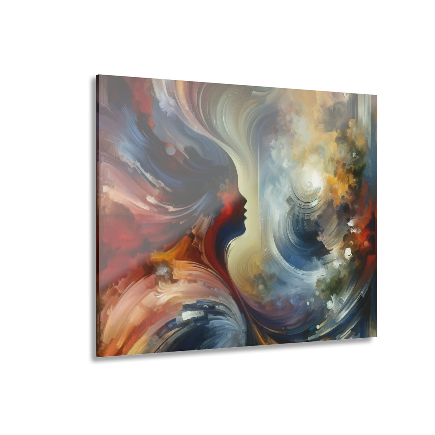Embracing Sovereign Reflectivity Acrylic Prints (French Cleat Hanging) - ATUH.ART