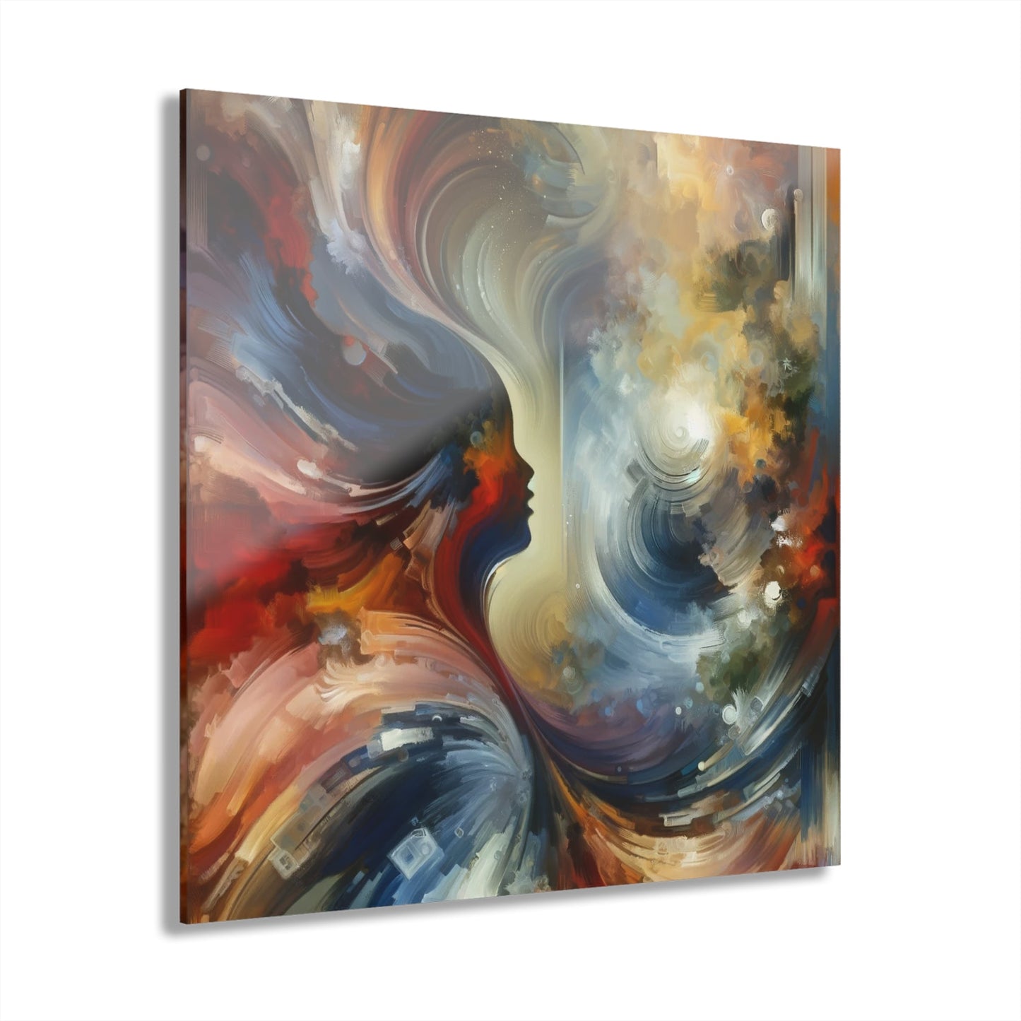 Embracing Sovereign Reflectivity Acrylic Prints (French Cleat Hanging) - ATUH.ART
