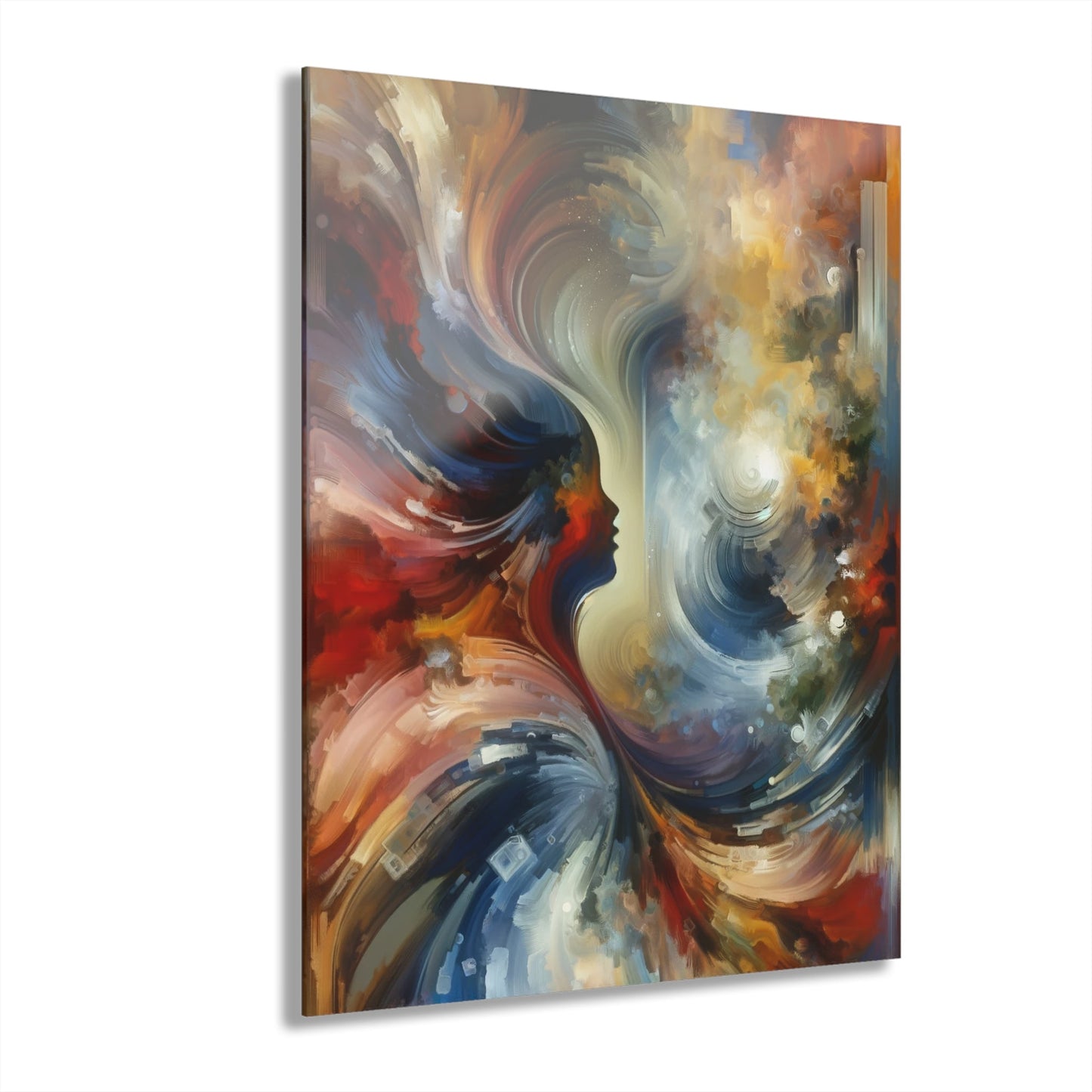 Embracing Sovereign Reflectivity Acrylic Prints (French Cleat Hanging) - ATUH.ART
