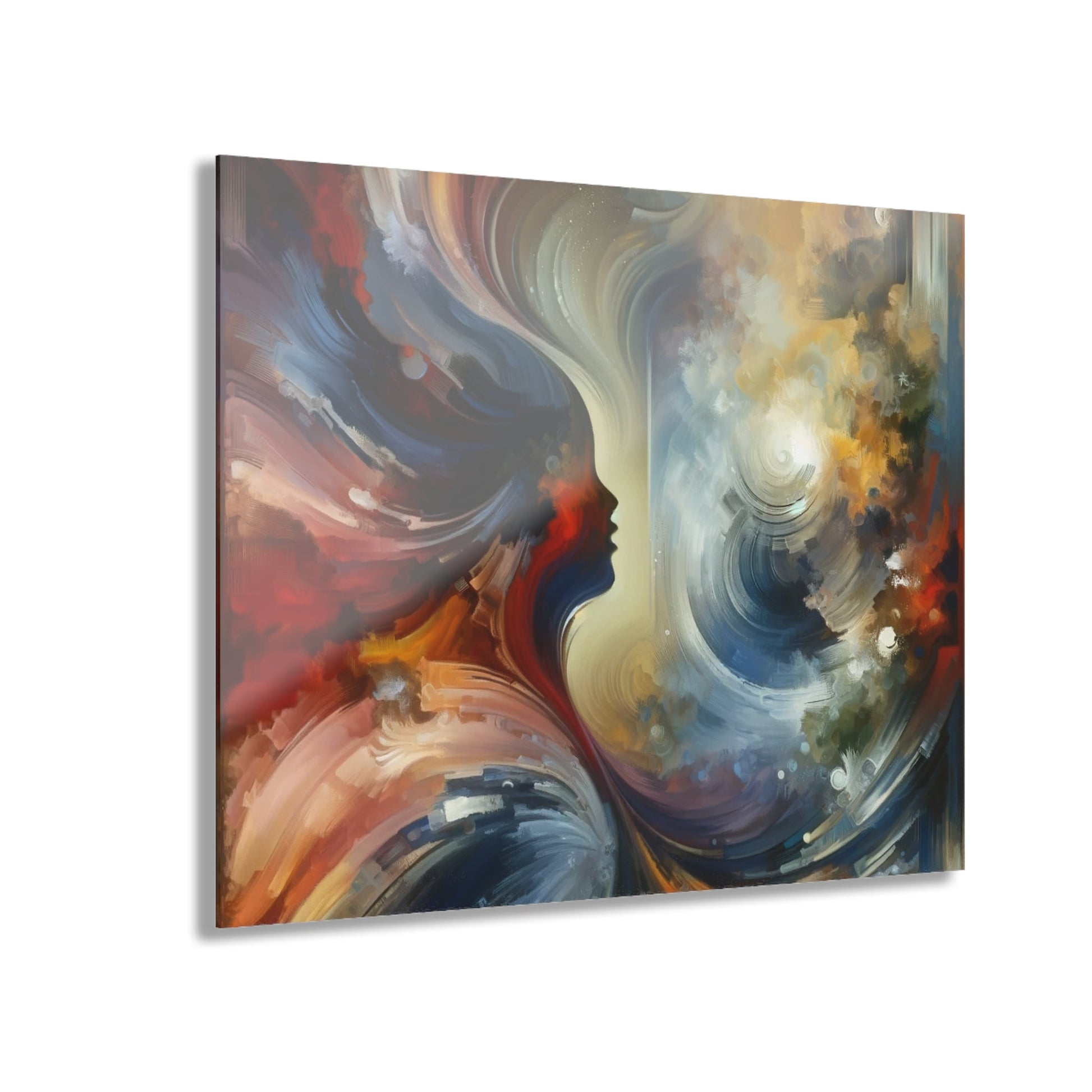 Embracing Sovereign Reflectivity Acrylic Prints (French Cleat Hanging) - ATUH.ART
