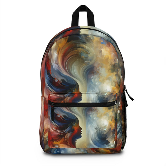 Embracing Sovereign Reflectivity Backpack - ATUH.ART