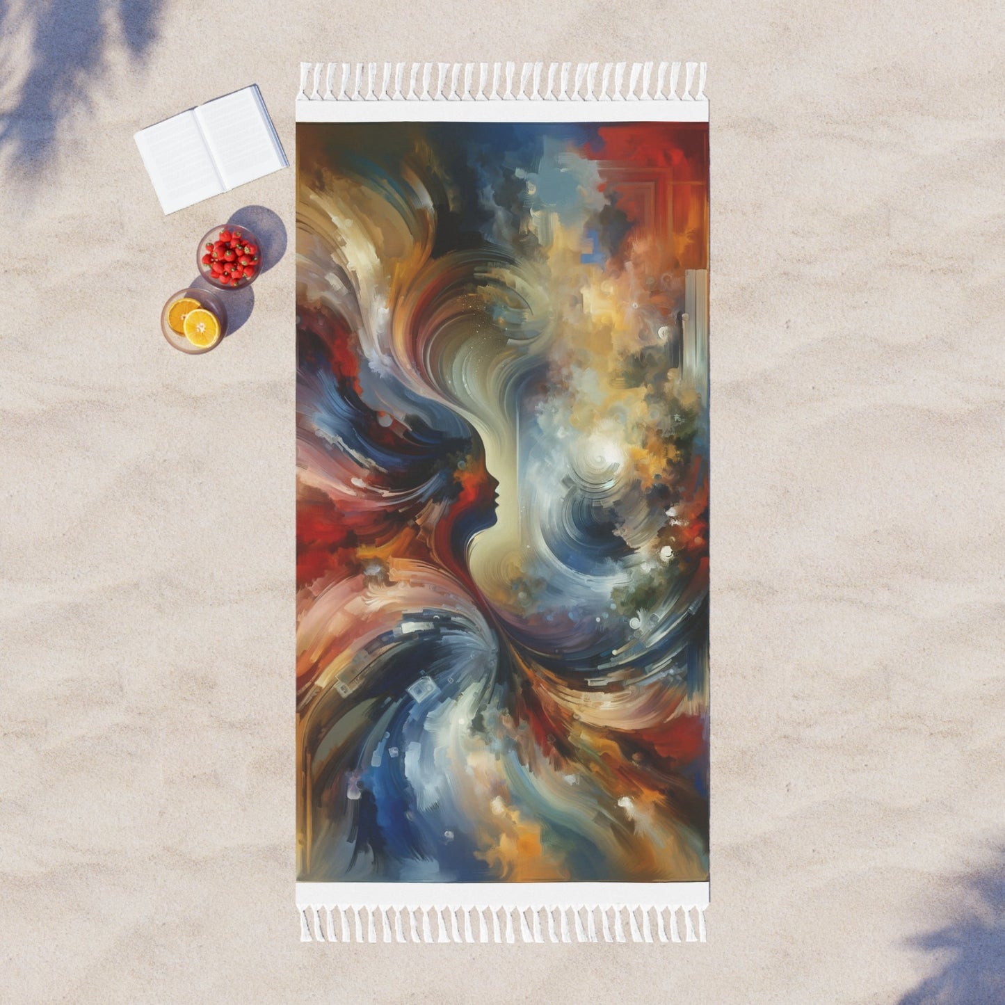 Embracing Sovereign Reflectivity Boho Beach Cloth - ATUH.ART