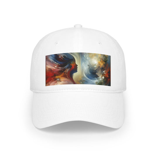 Embracing Sovereign Reflectivity Low Profile Baseball Cap - ATUH.ART