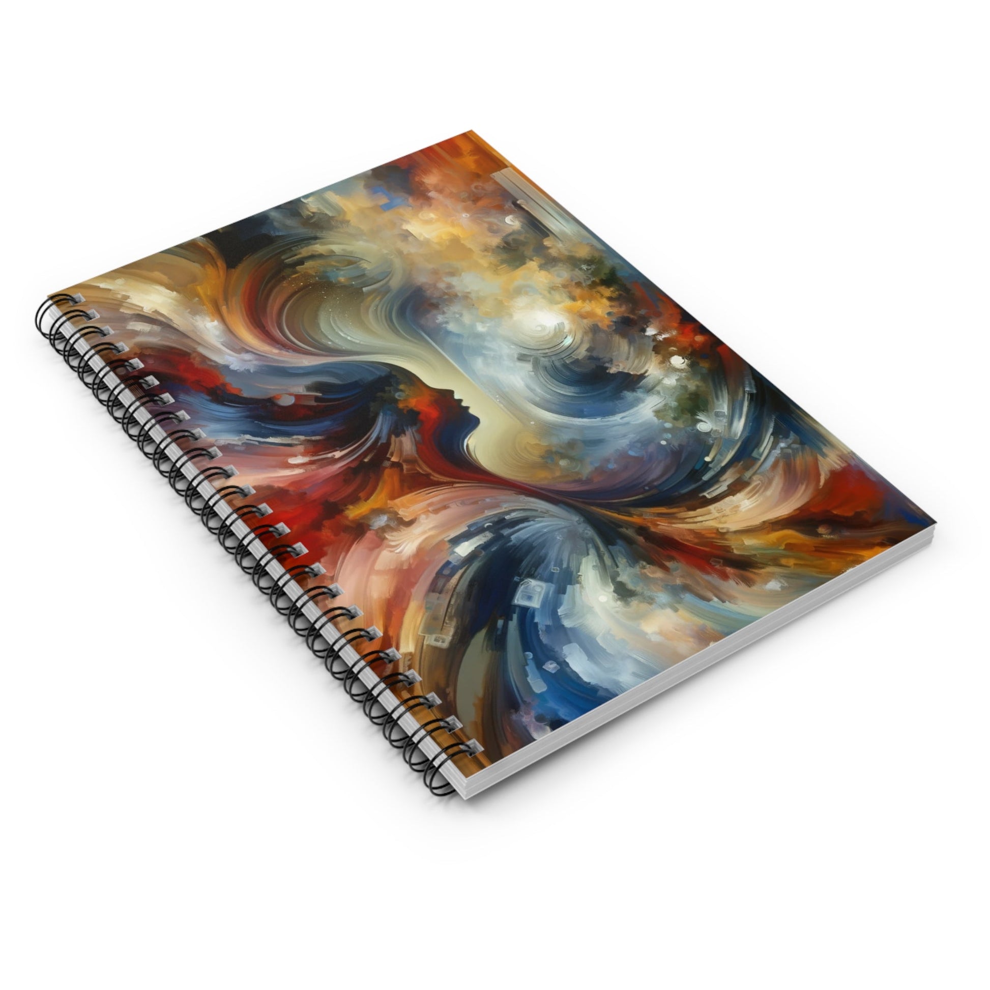 Embracing Sovereign Reflectivity Spiral Notebook - Ruled Line - ATUH.ART