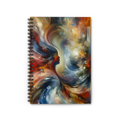 Embracing Sovereign Reflectivity Spiral Notebook - Ruled Line - ATUH.ART