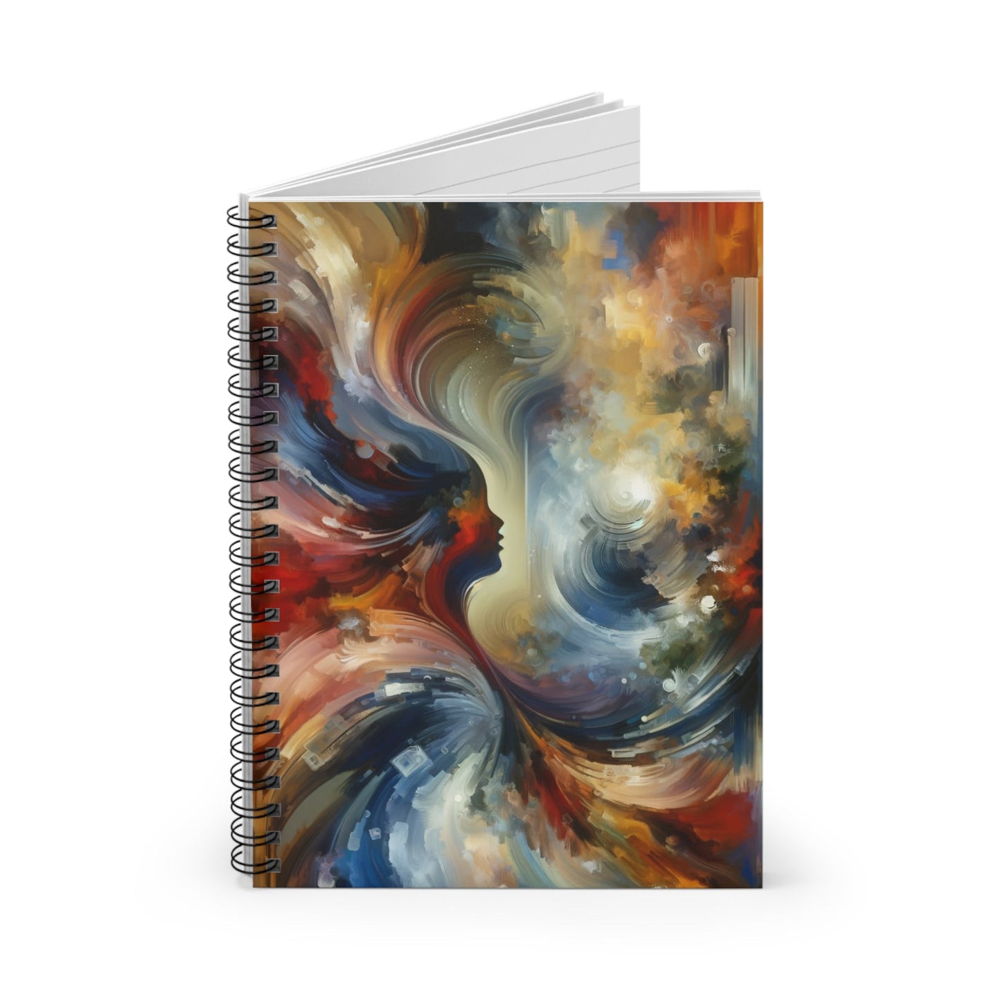 Embracing Sovereign Reflectivity Spiral Notebook - Ruled Line - ATUH.ART