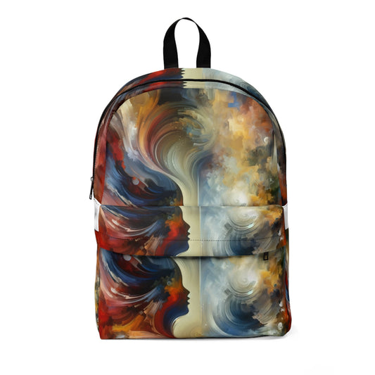 Embracing Sovereign Reflectivity Unisex Classic Backpack - ATUH.ART