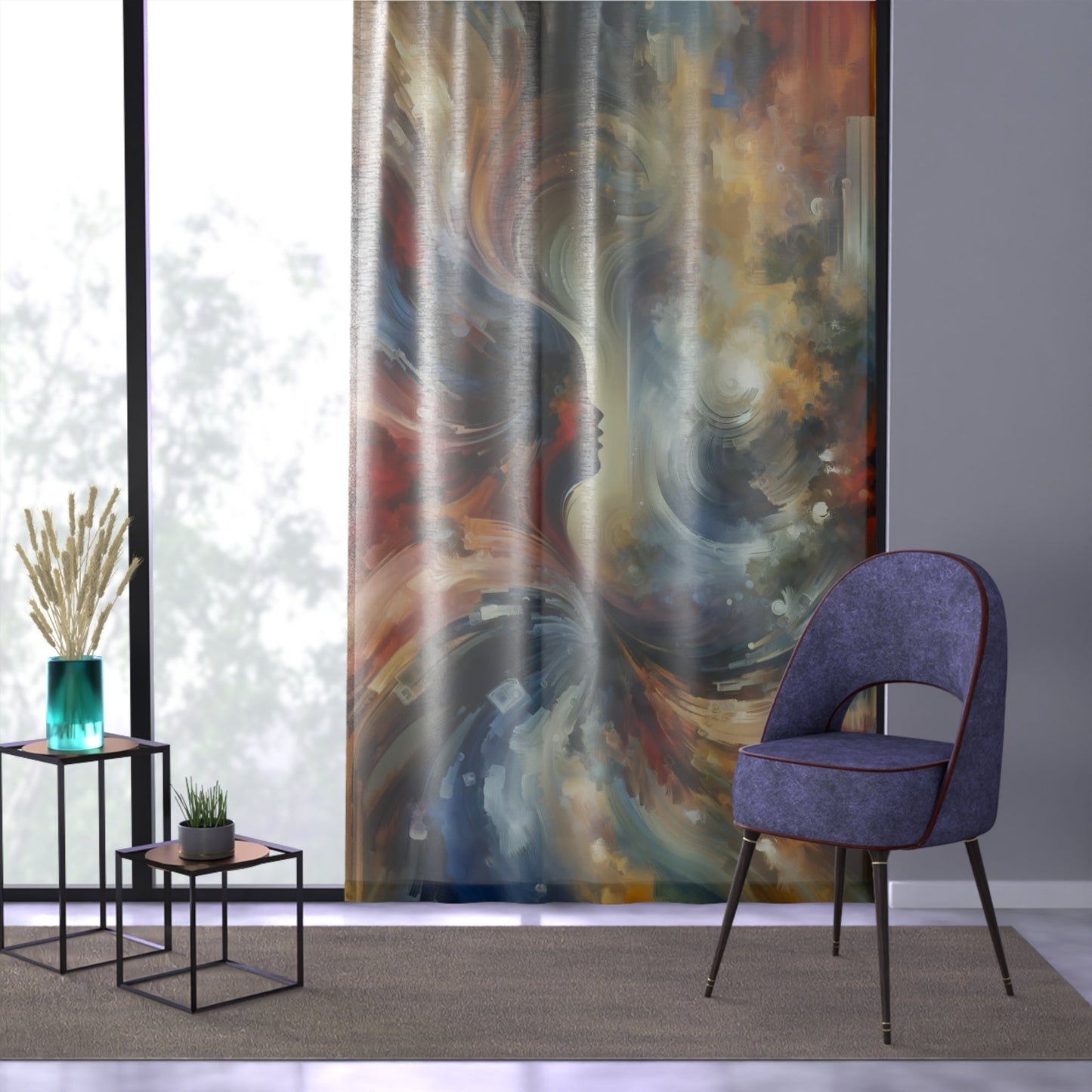 Embracing Sovereign Reflectivity Window Curtain - ATUH.ART