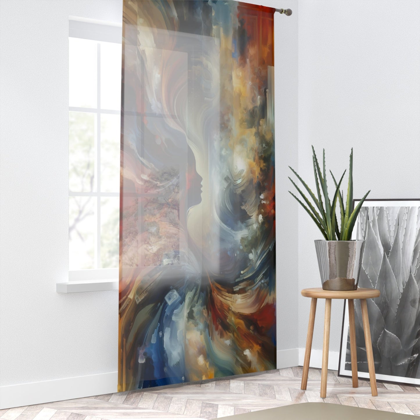 Embracing Sovereign Reflectivity Window Curtain - ATUH.ART