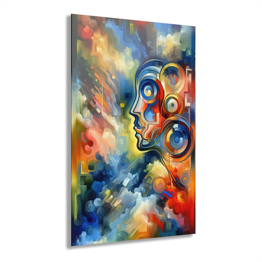 Emotional Perception Abstract Acrylic Prints (French Cleat Hanging) - ATUH.ART