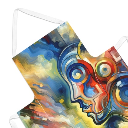 Emotional Perception Abstract Adult Apron (AOP) - ATUH.ART