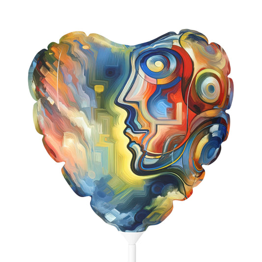 Emotional Perception Abstract Balloon (Round and Heart-shaped), 11" - ATUH.ART