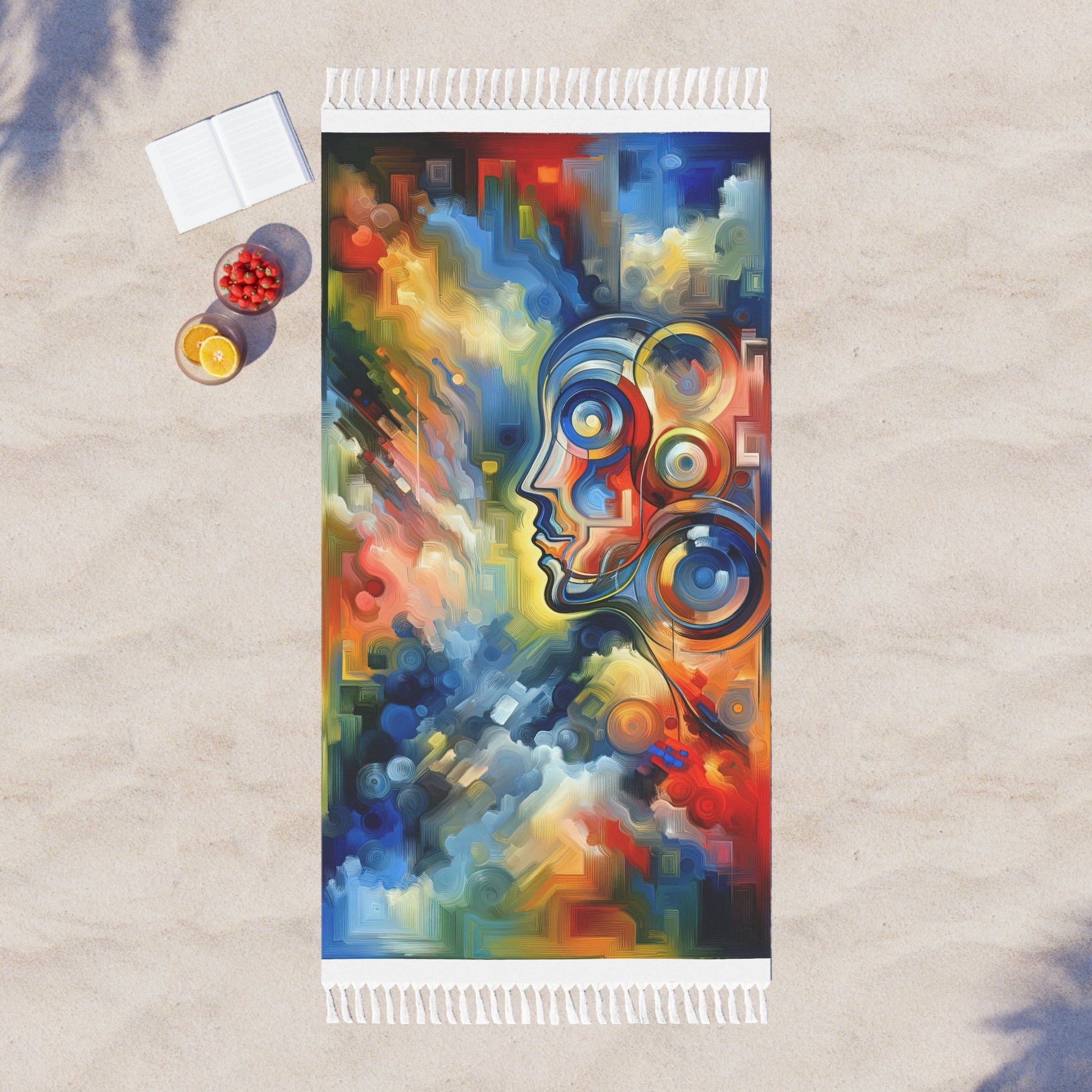 Emotional Perception Abstract Boho Beach Cloth - ATUH.ART