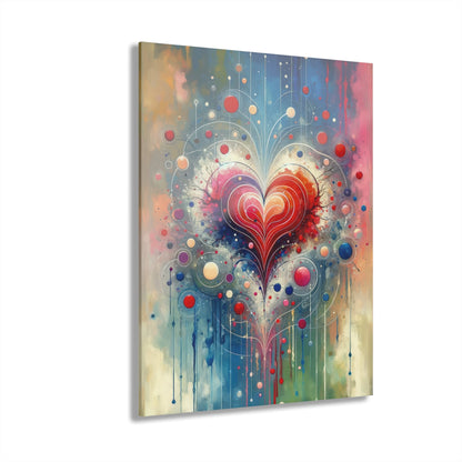 Emotional Physics Heart Acrylic Prints (French Cleat Hanging) - ATUH.ART