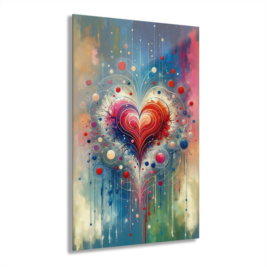 Emotional Physics Heart Acrylic Prints (French Cleat Hanging) - ATUH.ART