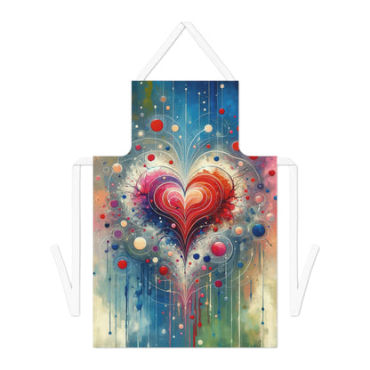 Emotional Physics Heart Adult Apron (AOP) - ATUH.ART