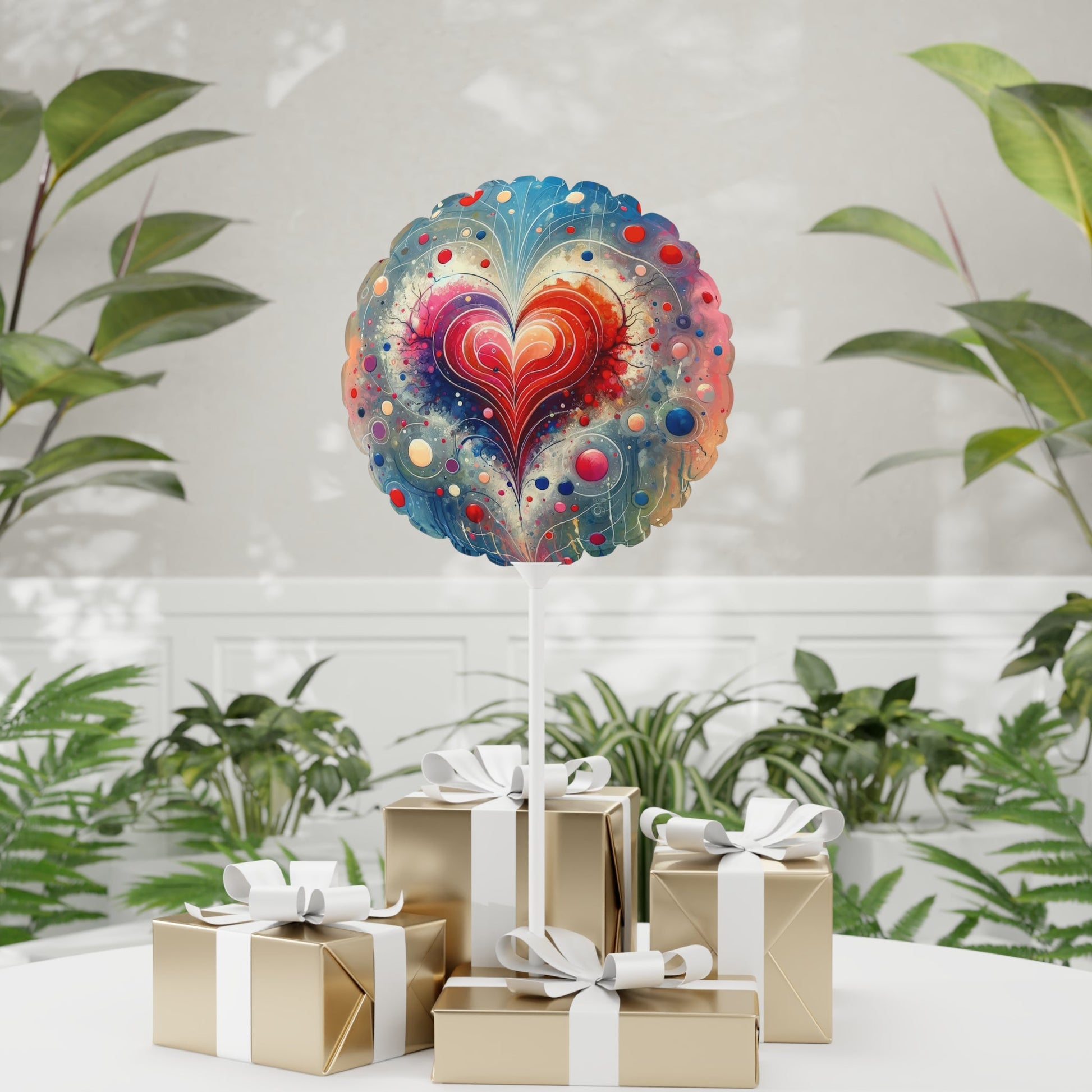 Emotional Physics Heart Balloon (Round and Heart-shaped), 11" - ATUH.ART