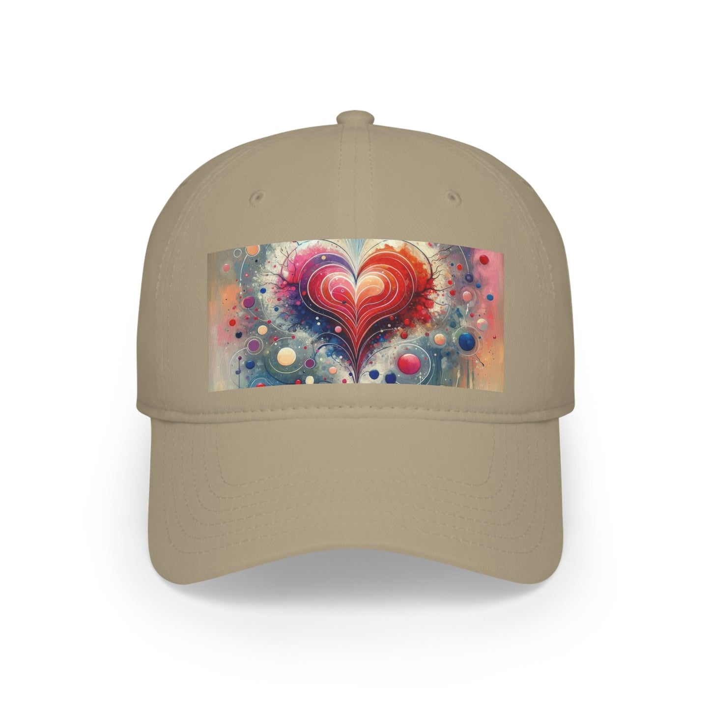 Emotional Physics Heart Low Profile Baseball Cap - ATUH.ART