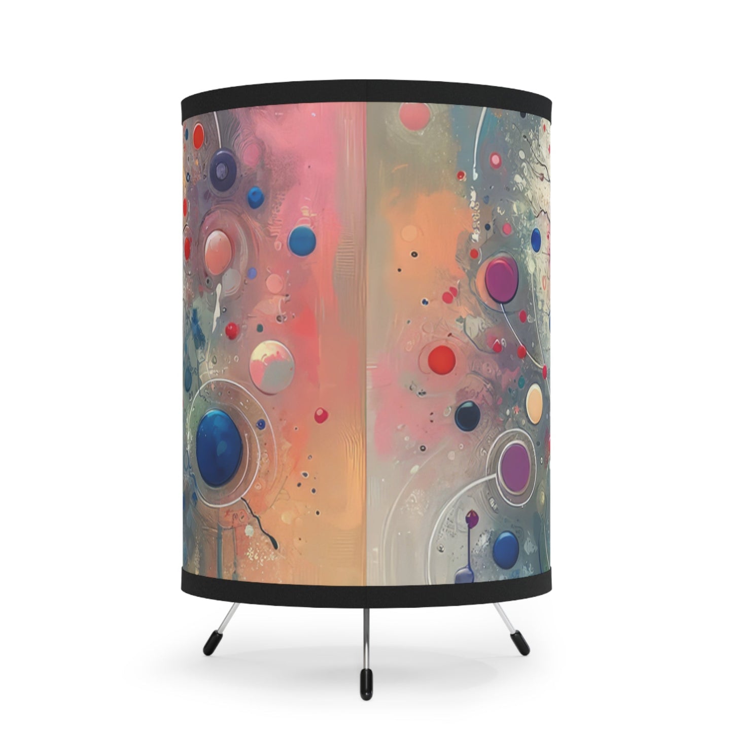 Emotional Physics Heart Tripod Lamp with High-Res Printed Shade, US\CA plug - ATUH.ART