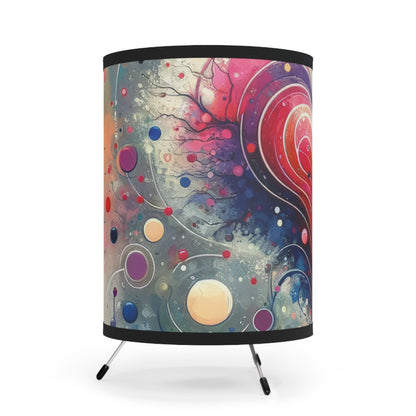 Emotional Physics Heart Tripod Lamp with High-Res Printed Shade, US\CA plug - ATUH.ART