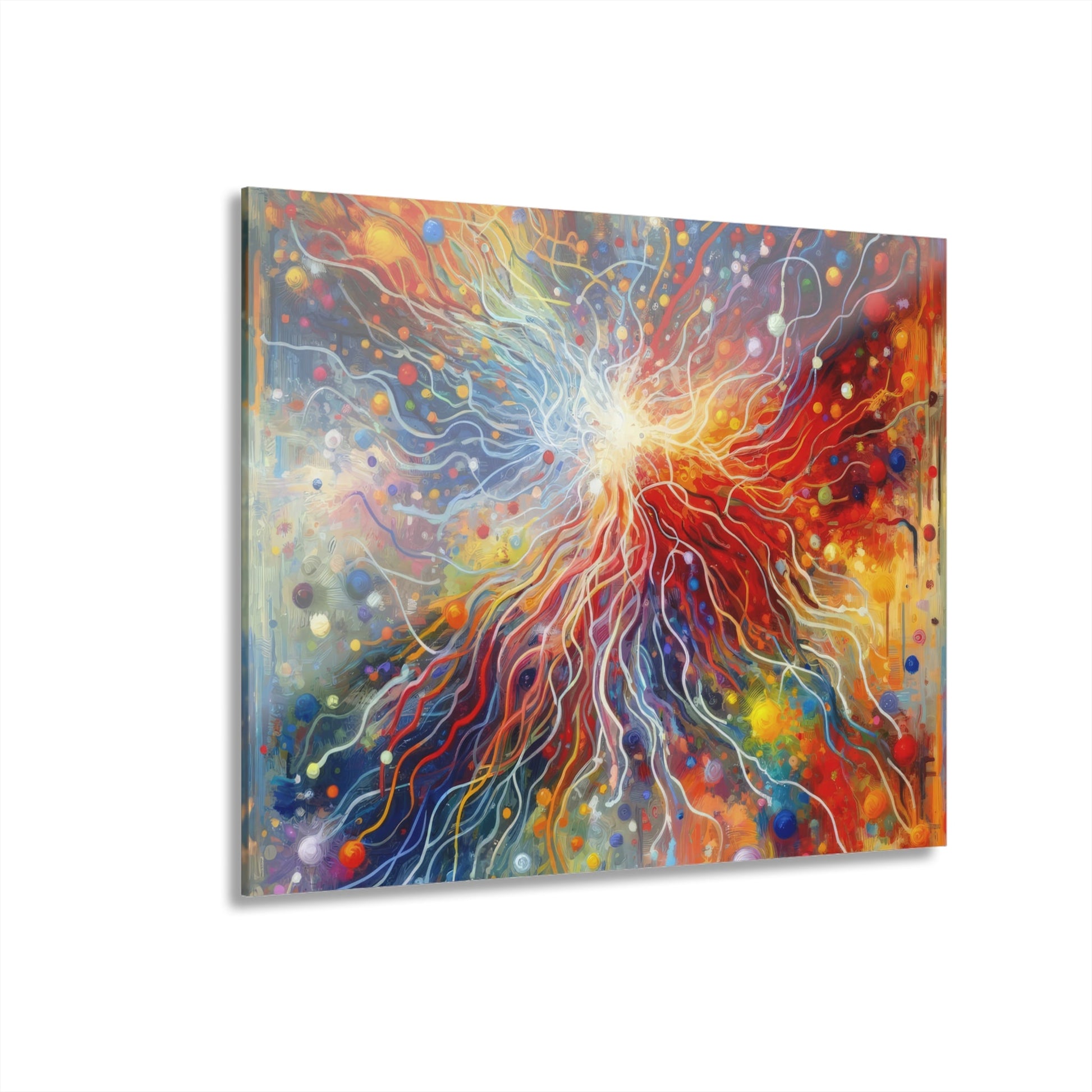Emotive Yarn Explosion Acrylic Prints (French Cleat Hanging) - ATUH.ART