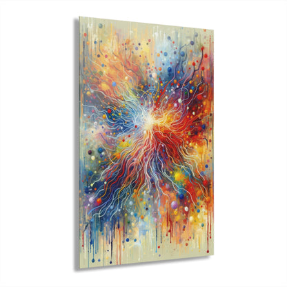 Emotive Yarn Explosion Acrylic Prints (French Cleat Hanging) - ATUH.ART