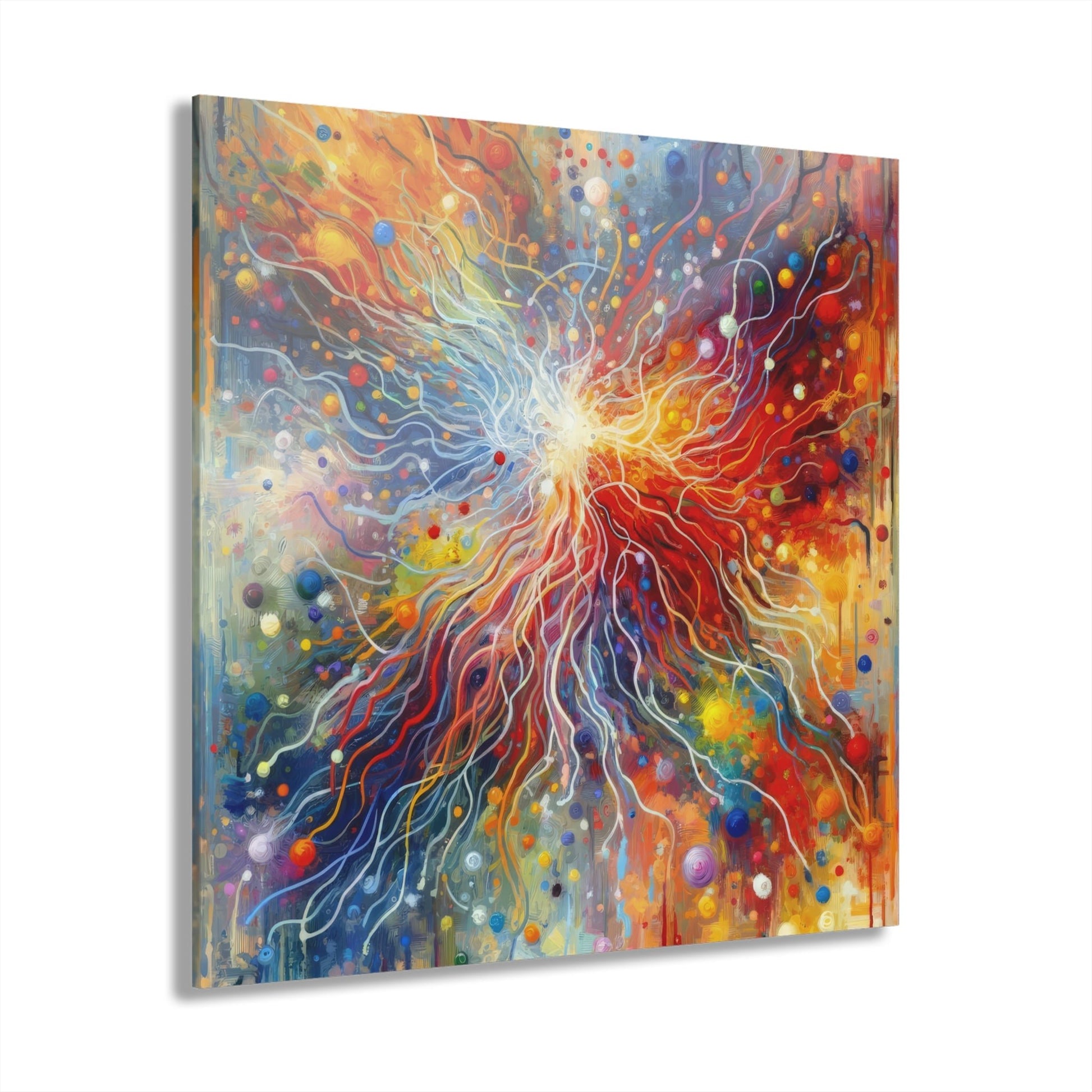 Emotive Yarn Explosion Acrylic Prints (French Cleat Hanging) - ATUH.ART
