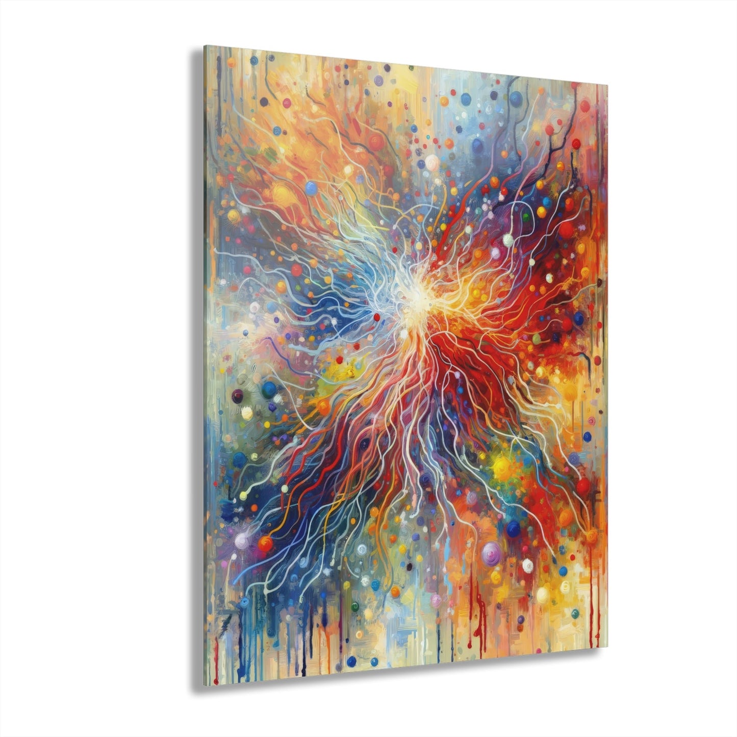Emotive Yarn Explosion Acrylic Prints (French Cleat Hanging) - ATUH.ART
