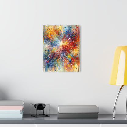 Emotive Yarn Explosion Acrylic Prints (French Cleat Hanging) - ATUH.ART