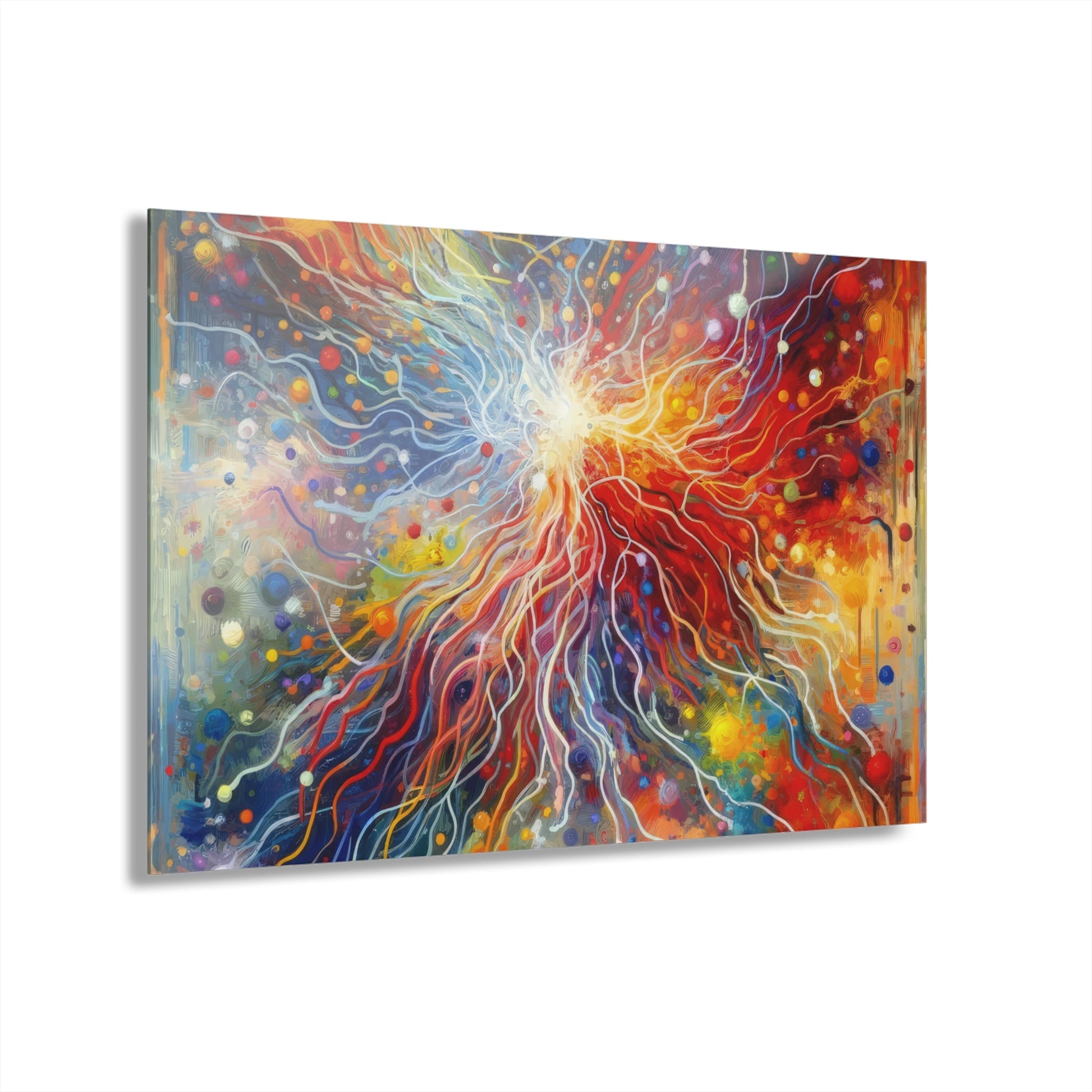 Emotive Yarn Explosion Acrylic Prints (French Cleat Hanging) - ATUH.ART