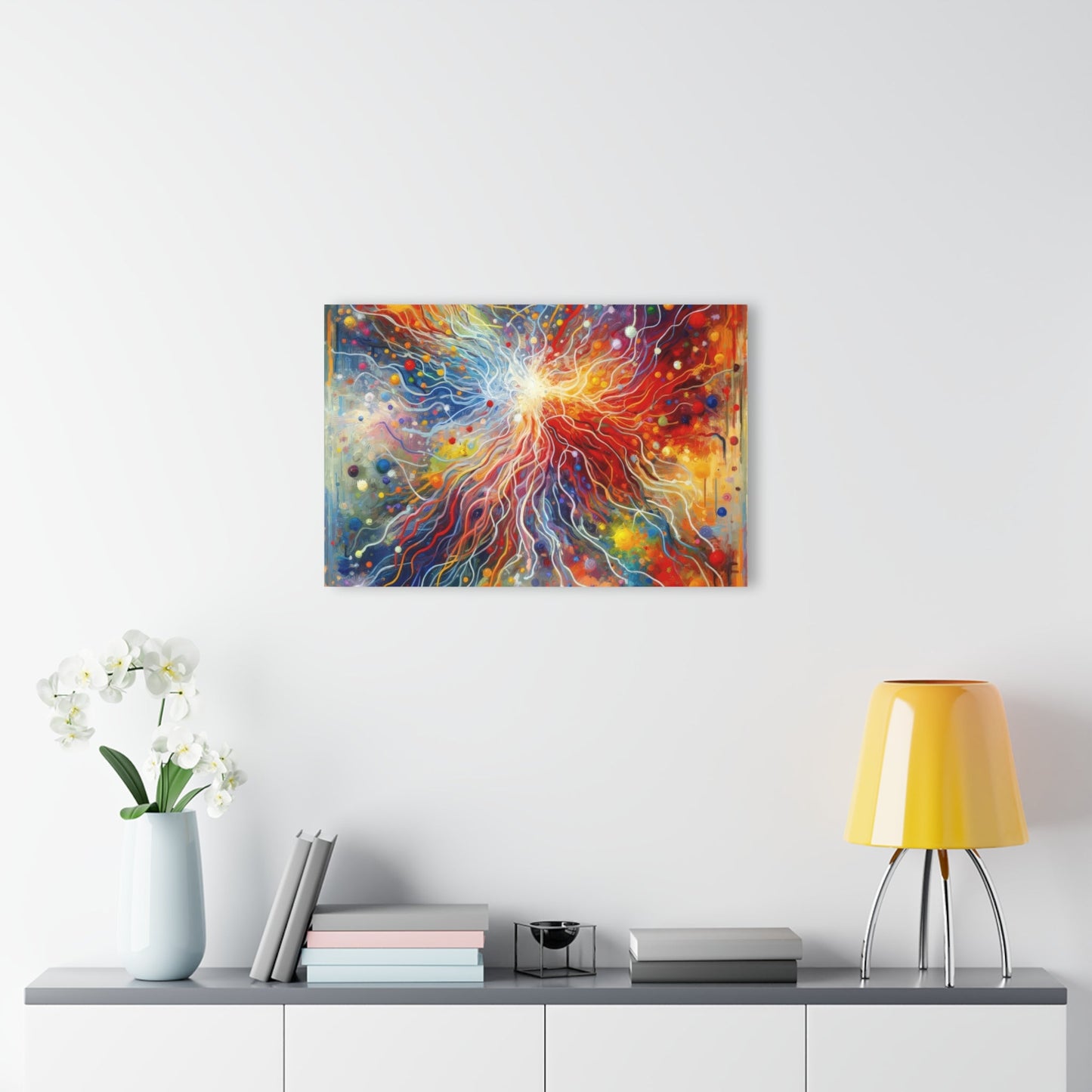 Emotive Yarn Explosion Acrylic Prints (French Cleat Hanging) - ATUH.ART