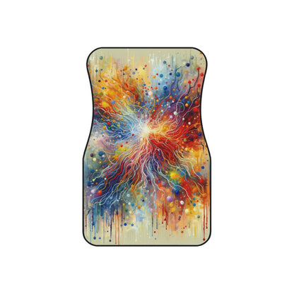 Emotive Yarn Explosion Car Mats (2x Front) - ATUH.ART