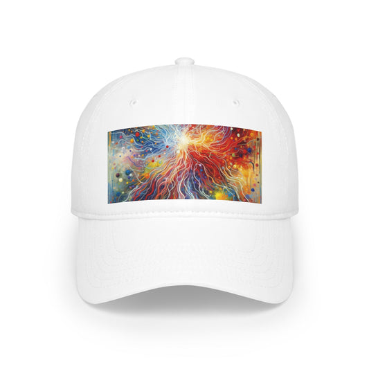 Emotive Yarn Explosion Low Profile Baseball Cap - ATUH.ART