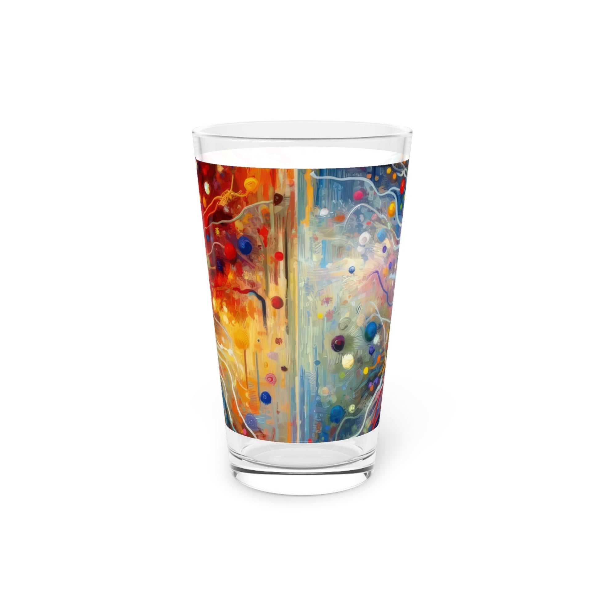 Emotive Yarn Explosion Pint Glass, 16oz - ATUH.ART