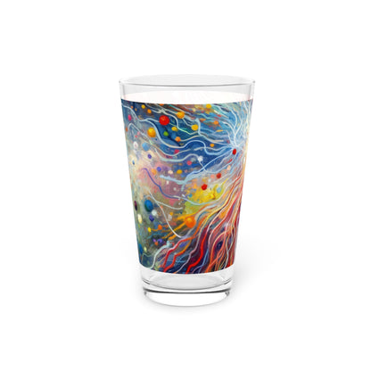 Emotive Yarn Explosion Pint Glass, 16oz - ATUH.ART