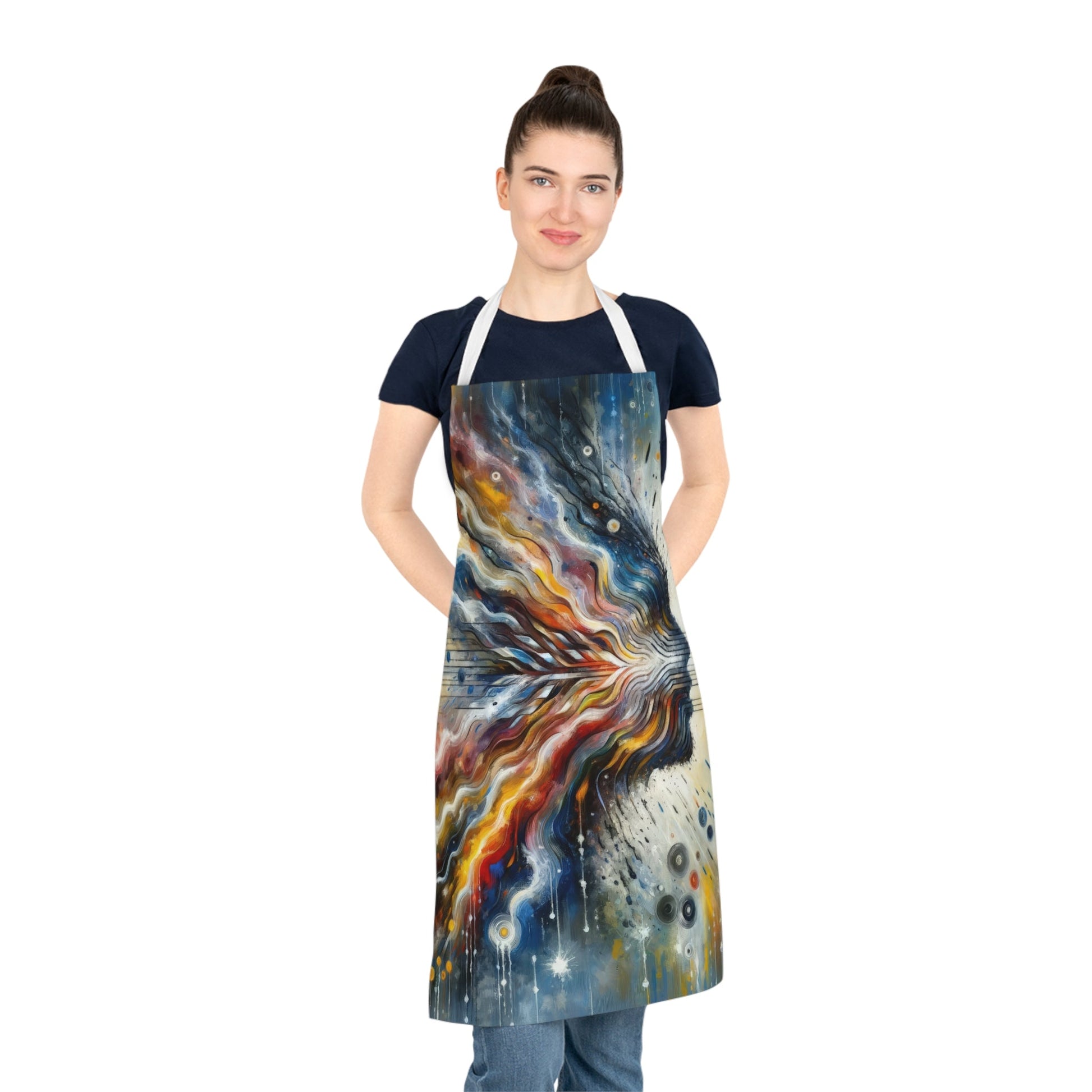 Empathetic Awakening Dynamic Adult Apron (AOP) - ATUH.ART