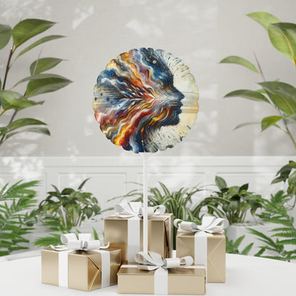 Empathetic Awakening Dynamic Balloon (Round and Heart-shaped), 11" - ATUH.ART