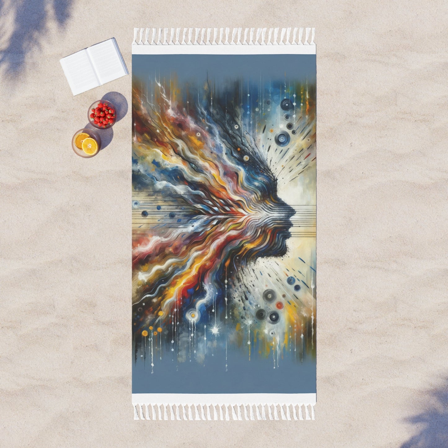 Empathetic Awakening Dynamic Boho Beach Cloth - ATUH.ART