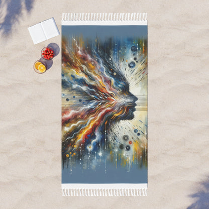 Empathetic Awakening Dynamic Boho Beach Cloth - ATUH.ART