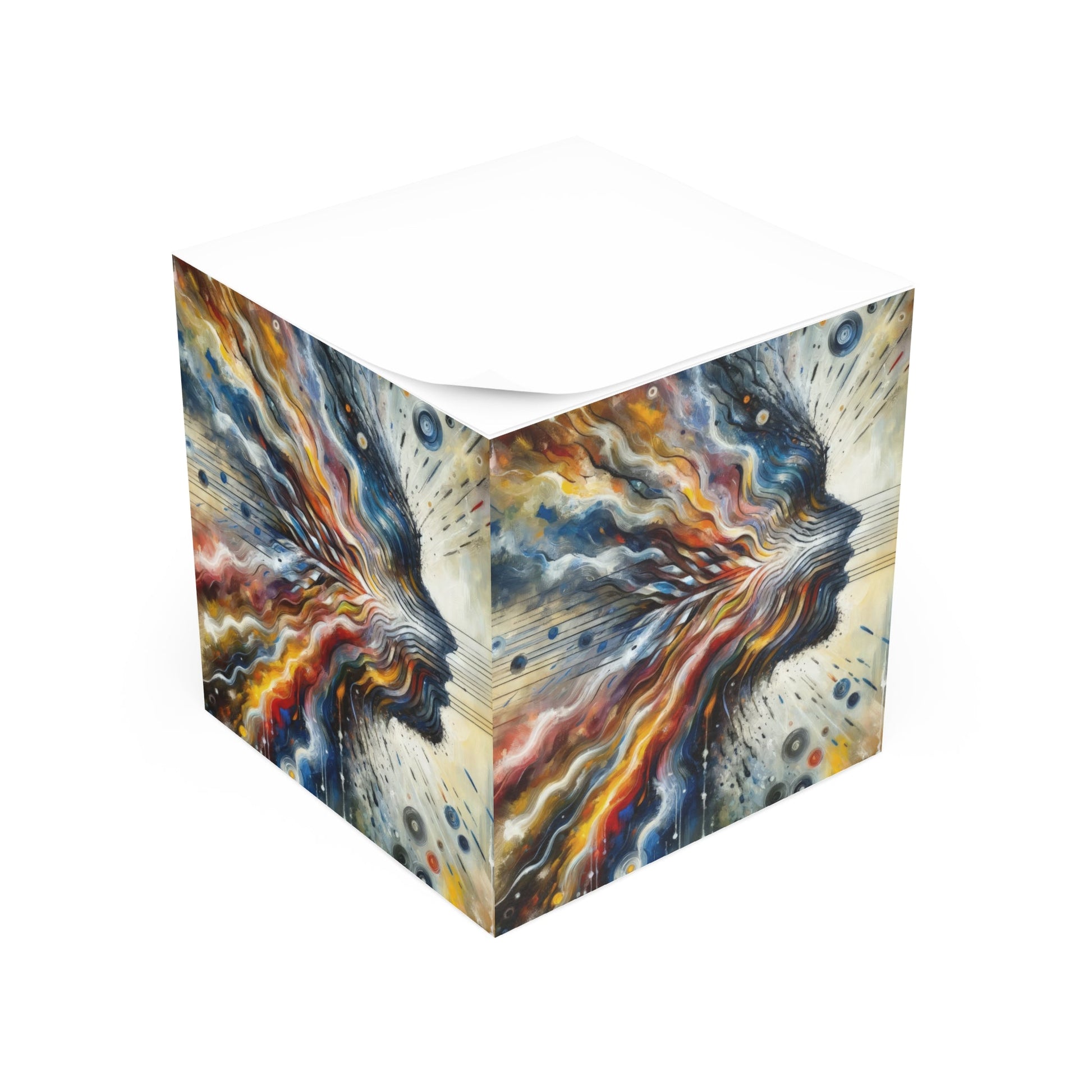 Empathetic Awakening Dynamic Note Cube - ATUH.ART